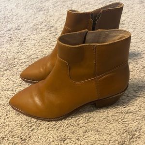 Madewell size 6 brown booties “the Darcy bootie”‎